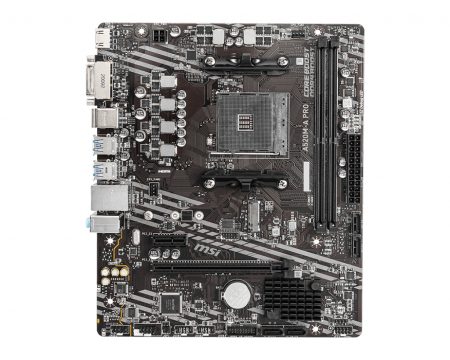 msi-7c96-001r-a520m-a-pro-scheda-madre-amd-am4-ddr4-fino-a-6 MSI 7C96-001R A520M-A PRO Scheda Madre AMD AM4 DDR4 fino a 64GB M.2 PCIe 3.0 HDMI DVI-D colore Nero