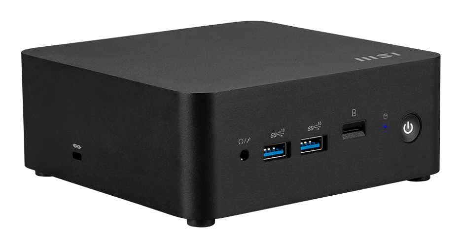 MSI 9S6-B20911-005 Mini Pc Cubi NUC AI 1UMG-005EU Intel Core Ultra 7 155H 16 GB DDR5 1 TB SSD Nero