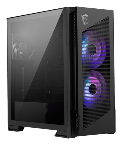 Msi Case Mid Tower, 2 Usb, 1 Type-C, 2x160mm Argb Fan, 1x120mm No-Argb Argb+pwm Control Board, Mpg Velox 300r Airflow PZ