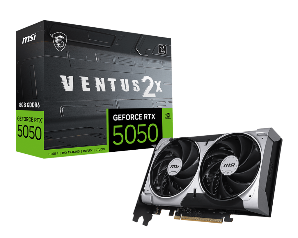 msi-geforce-rtx-5050-8g-ventus-2x MSI GeForce RTX 5050 8G VENTUS 2X