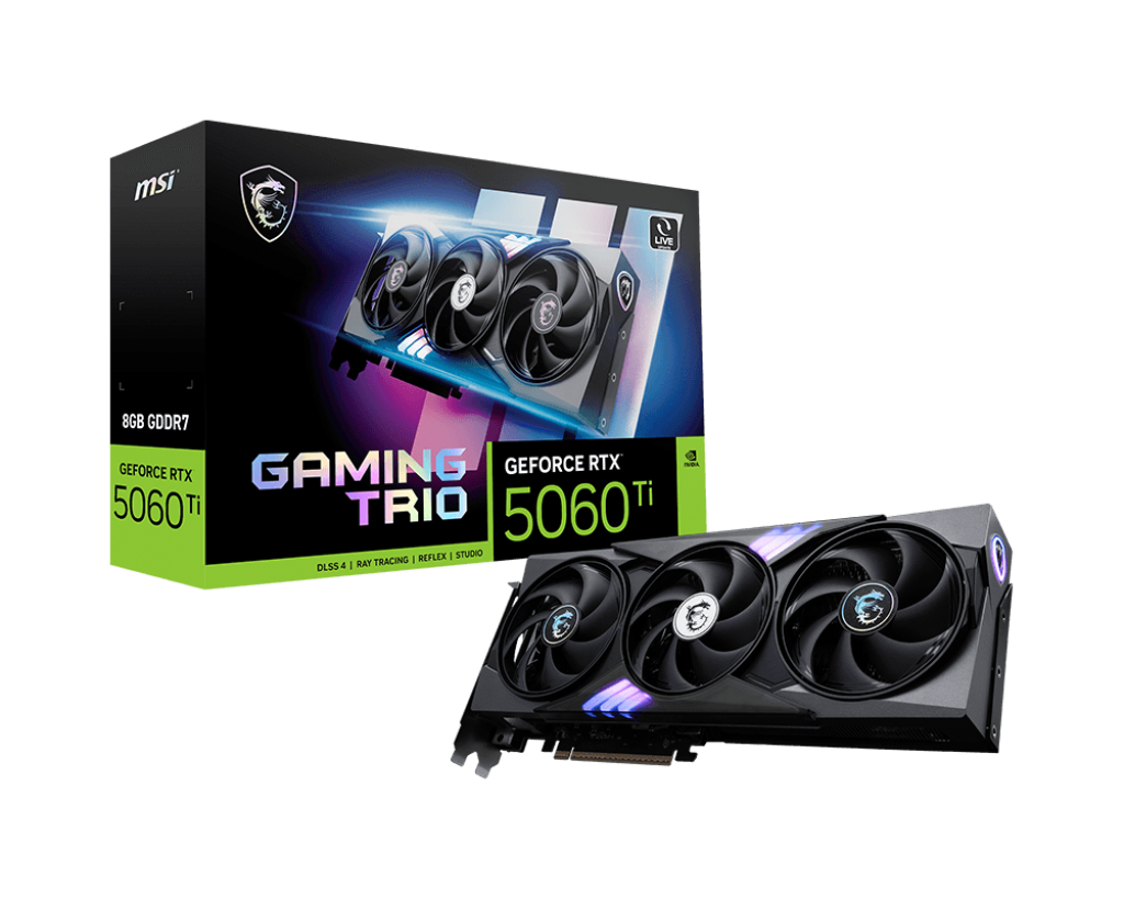 msi-geforce-rtx-5060-ti-8g-gaming-trio MSI GeForce RTX 5060 Ti 8G GAMING TRIO