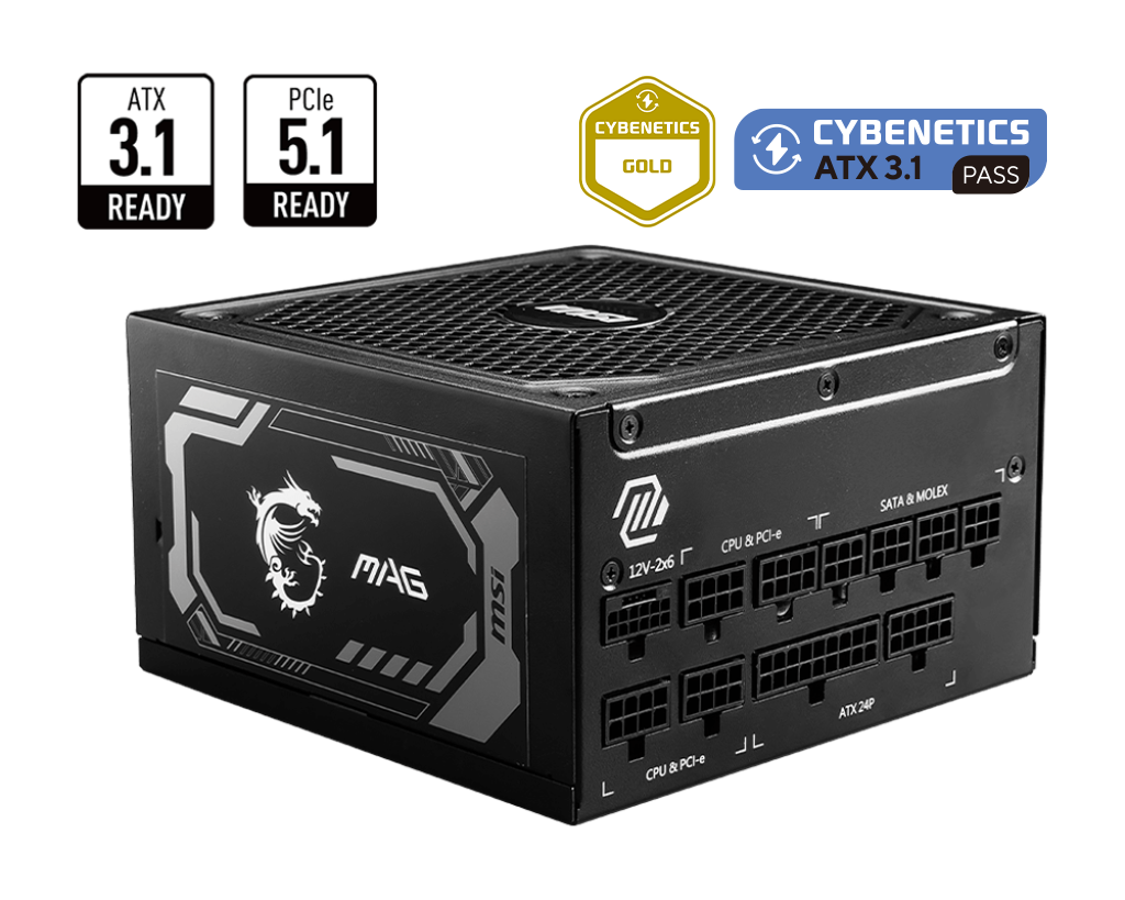 MSI MAG A1250GL PCIE5 Alimentatori