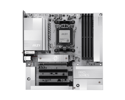 Msi Scheda madre Amd B850, Pro B850m-A Wifi Pz, AM5, 4ddr5, 2pci-Ex16, 2pci-EX1, 2M.2, 4sata3 B850m-A PZ