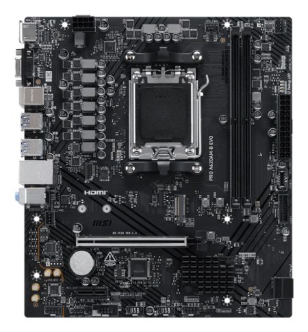 msi-scheda-madre-pro-a620am-b-evo-socket-am5-chipset-amd-a62 MSI scheda madre PRO A620AM-B EVO socket AM5 chipset AMD A620A DDR5 128 GB ATX 4 slot M.2 PCIe 5.0 Ethernet 5G