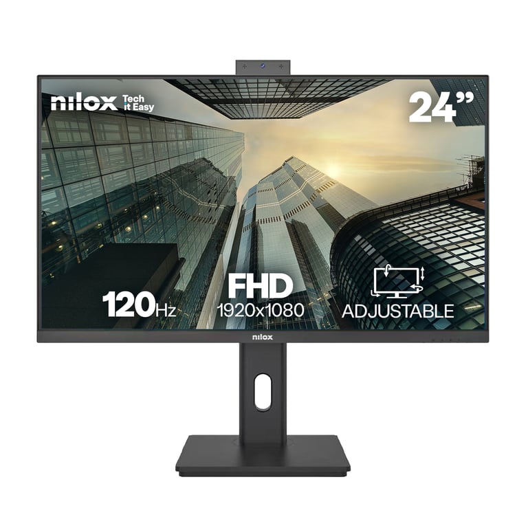 Nilox Monitor 24 Ips Reg Webcam 120HZ NXM24RWEB02B