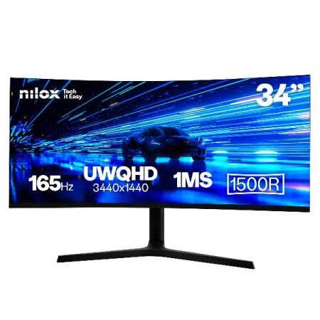 nilox-monitor-34-ultrawide-4k-curvo-165hz-nxm344kd22 Nilox Monitor 34 Ultrawide 4K Curvo 165HZ NXM344KD22