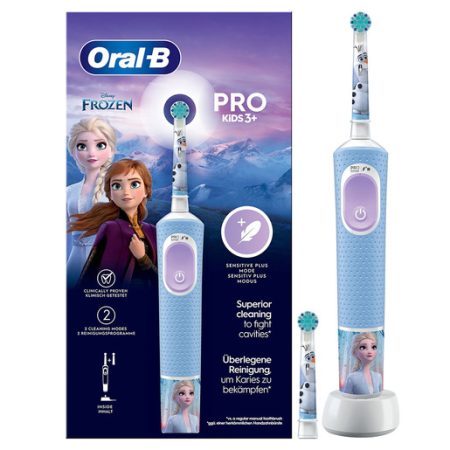 oral-b-772645-vitality-pro-kids-frozen-spazzolino-elettrico Oral-B 772645 Vitality Pro Kids Frozen Spazzolino elettrico colore Azzurro e Bianco