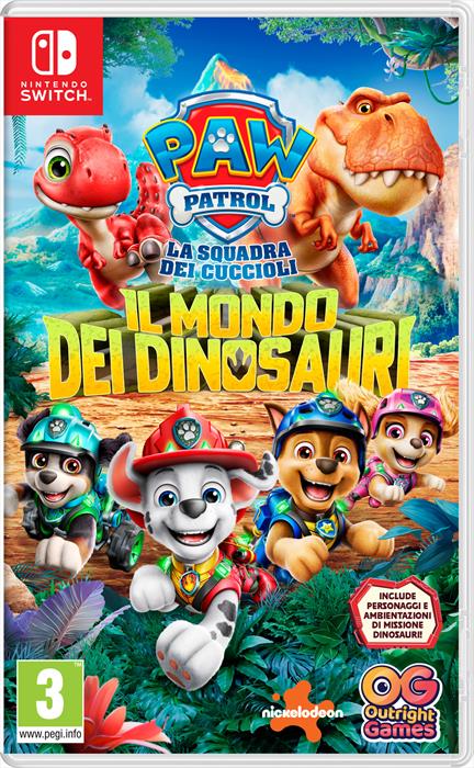 Outright Games Paw Patrol La Squadra Dei Cuccioli: Il Mondo Dei Dinosauri Videogioco per Nintendo Switch genere Azione Avventura colore Nero