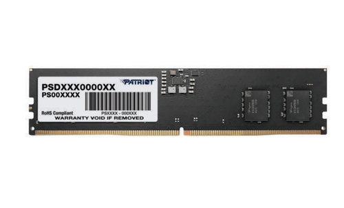 Patriot Memoria RAM Dimm 8GB Ddr5 5600mhz PC5-44800 Psd58g560041
