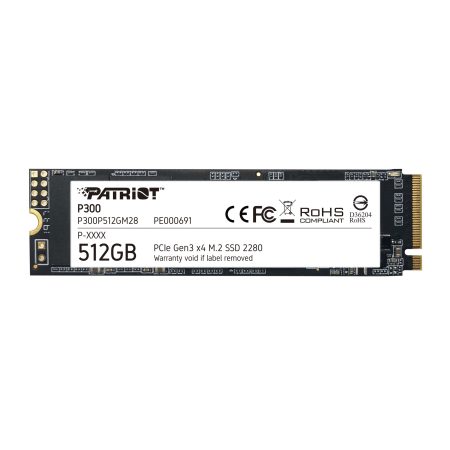 patriot-ssd-interno-p300-512gb-m-2-pcie-r-w-1700-1200-gen-3x Patriot SSD Interno P300 512gb M.2 Pcie R/W 1700/1200 Gen 3X4 P300p512gm28