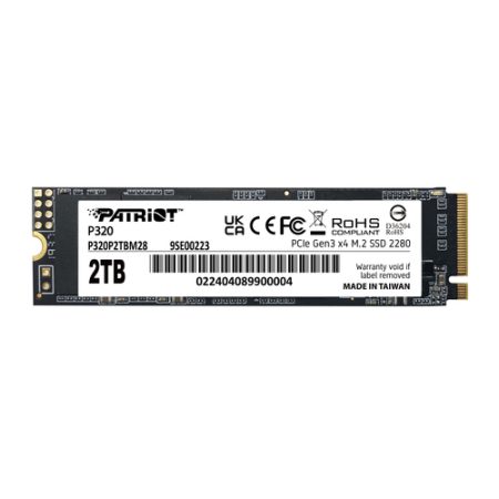 patriot-ssd-p320-2tb-m-2280-pci-e-r-w-3000-2200mb-s Patriot SSD P320 2TB M.2280 Pci-E R/W 3000/2200MB/S