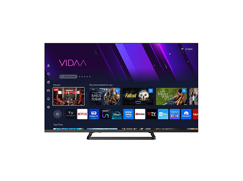 PEAQ PTV43VU-7025C TV LED, SMART TV, 43 ", Processore Quad Core CA55 x 4 1.2Ghz, Classe G