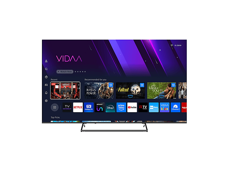PEAQ PTV55VU-7026C TV LED, SMART TV, 55 ", Processore CA53 x4@ 1.2Ghz, Classe G