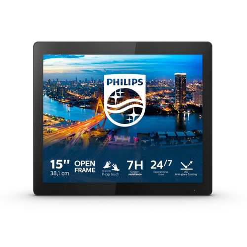 Philips 152B1TFL-00 Monitor Touch Open Frame 15'' LED TN 1024x768 60Hz 4ms