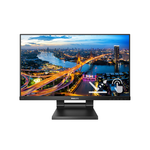 Philips 222B1TC-00 B Line Monitor PC 21.5'' IPS Touch Full HD 1920x1080 75Hz 4ms Hub USB 3.2 colore Nero