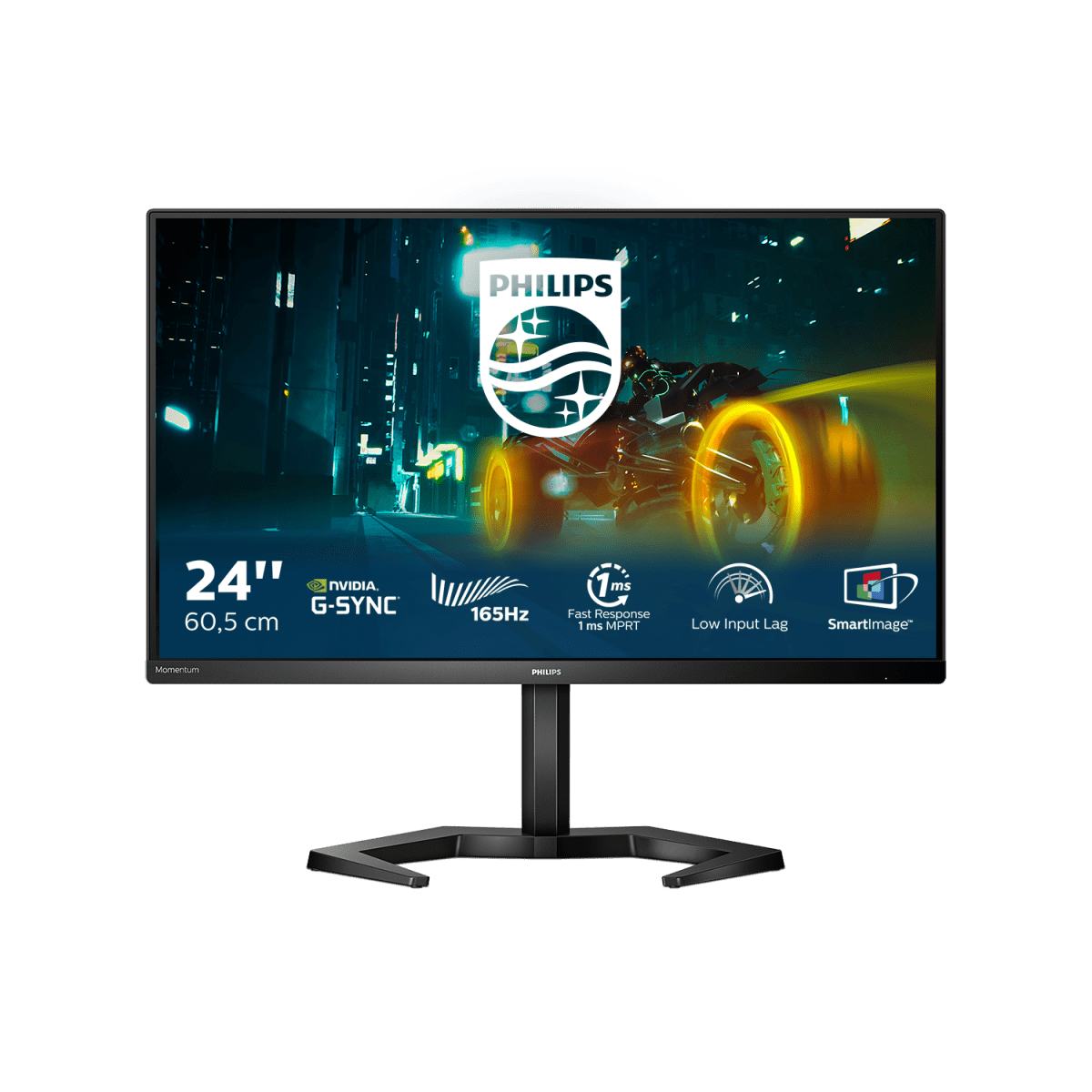 Philips 24M1N3200ZA-00 Momentum Monitor Gaming 23.8'' IPS Full HD 1920x1080 165Hz 1ms AMD FreeSync Premium colore Nero