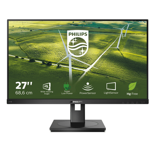 Philips 272B1G-00 B Line Monitor PC 27'' IPS Full HD 1920x1080 75Hz 4ms Hub USB VESA Altoparlanti colore Nero