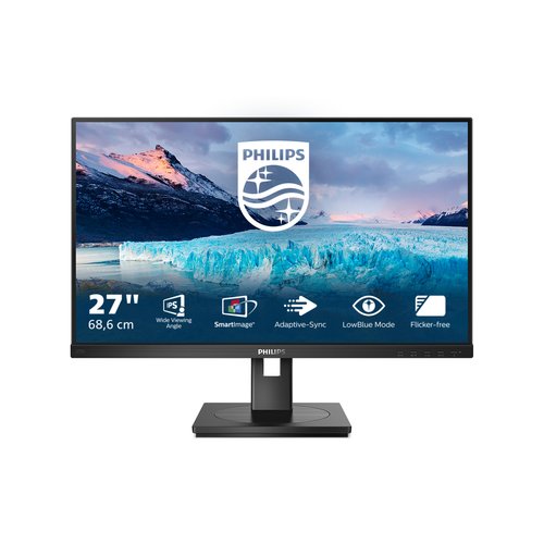 Philips 272S1M-00 S-Line Monitor 27'' IPS Full HD 1920x1080 75Hz Adaptive Sync 4ms Flicker-Free colore Nero