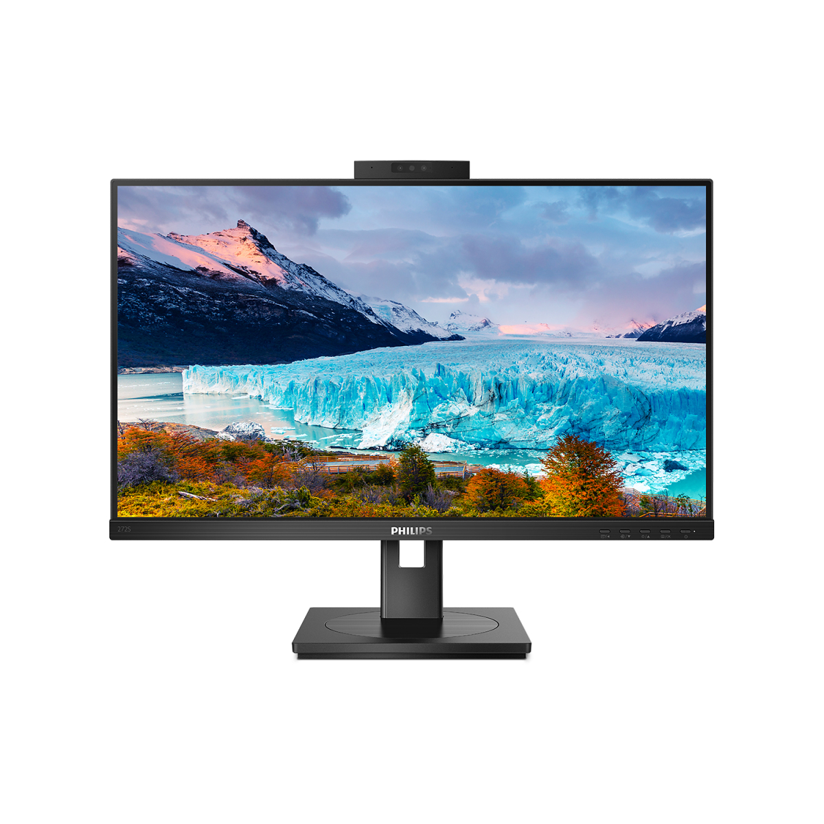 Philips 272S1MH-00 S Line Monitor PC 27'' IPS FHD 1920x1080 75Hz 4ms Webcam FHD Hub USB 3.2 HDMI DisplayPort colore Nero