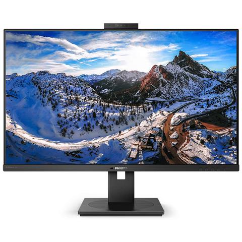 PHILIPS 326P1H-00 P Line Monitor LED IPS QHD 2560 x 1440 75 Hz USB-C Docking Webcam Altoparlanti Integrati Regolazione Altezza Pivot colore Nero