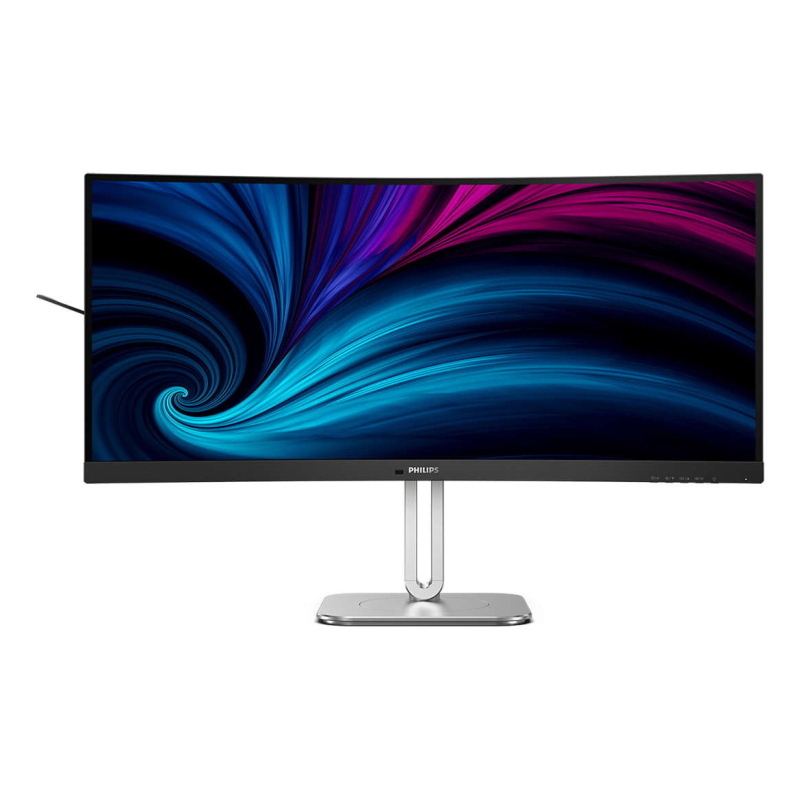 Philips 34B2U5600C 5000 Series Monitor PC Curvo 34'' UWQHD 3440x1440 120Hz VA USB-C 100W RJ45 Hub USB KVM colore Grigio