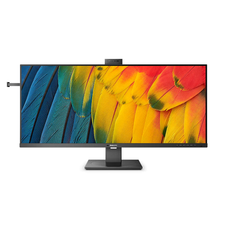 Philips 40B1U5601H 5000 Series Monitor PC 40'' WQHD 3440x1440 IPS 100Hz USB-C Docking Webcam 5MP KVM colore Nero