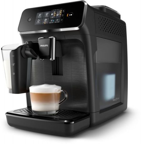 philips-ep2224-10-series-2200-macchina-da-caffe-automatica Philips EP2224-10 Series 2200 Macchina da caffe' Automatica 1,8 L 15 bar 1500 W Macinatore Ceramica Pannarello Display Touch colore Nero