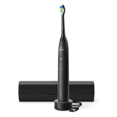 philips-hx7101-02-sonicare-5300-spazzolino-elettrico-sonico Philips HX7101-02 Sonicare 5300 Spazzolino elettrico sonico 1 modalita' Timer 2 intensita' sensore pressione autonomia 21 giorni colore Nero