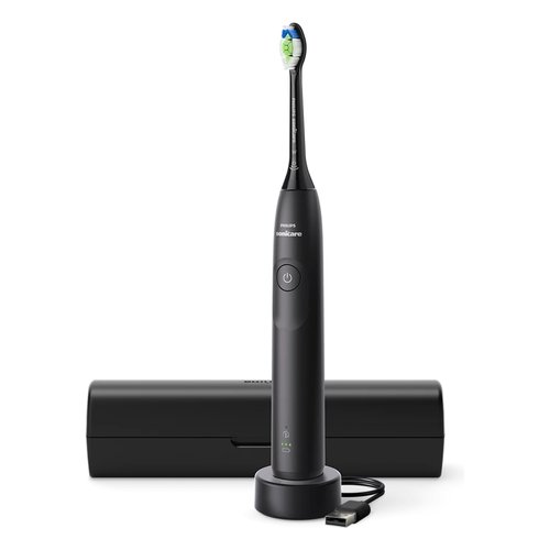 Philips HX7101-02 Sonicare 5300 Spazzolino elettrico sonico 1 modalita' Timer 2 intensita' sensore pressione autonomia 21 giorni colore Nero