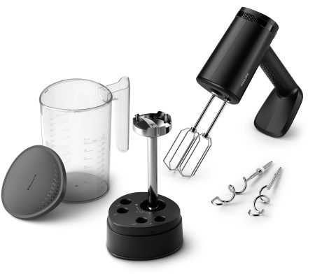 philips-mixer-philips-serie-5000-hr3781-10-potenza-massima Philips MIXER PHILIPS Serie 5000 HR3781/10, Potenza massima 500 W, Recipiente da 1 l, Livelli di potenza 5 velocità, Nero
