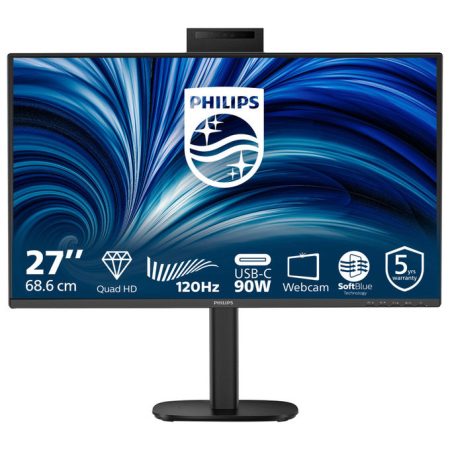 philips-monitor-27-pollici-qhd-ips-2560x1440-120-hz-usb-c Philips monitor 27 pollici QHD IPS 2560x1440, 120 Hz, USB-C 90W, webcam pop-up Windows Hello, hub USB, ethernet, 27B2U3601H-00