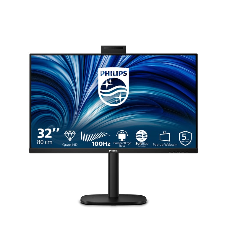 Philips Monitor PC 32B2U3601H-00 31.5'' Quad HD LCD Nero