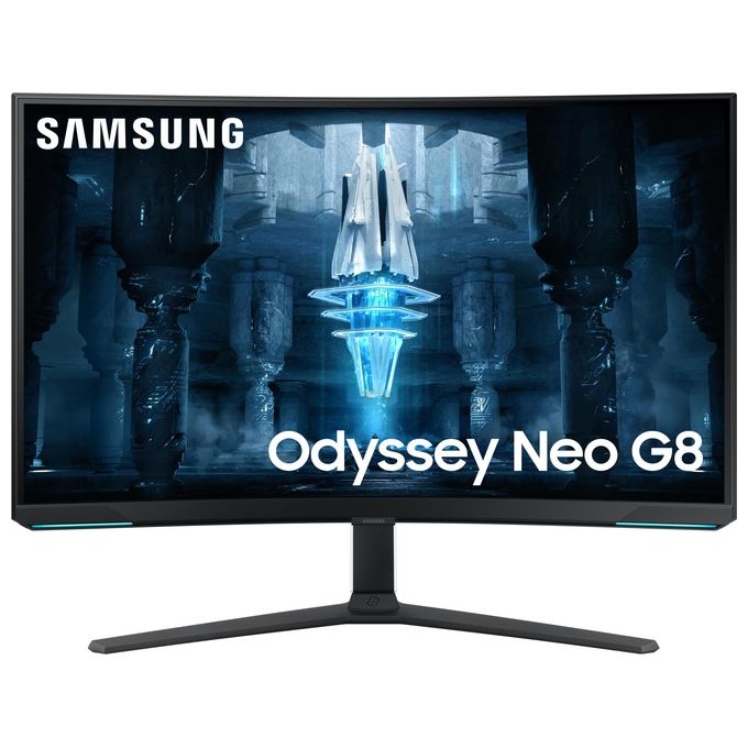 Samsung 32 Curvo (100R) 16:9 Pannello Va Lumin.typical 350CD/M2 CONTR.1 000 000:1 Mega Contr. Dinamico Quantum Hdr 2000 HDR10+. LS32BG850NPXEN
