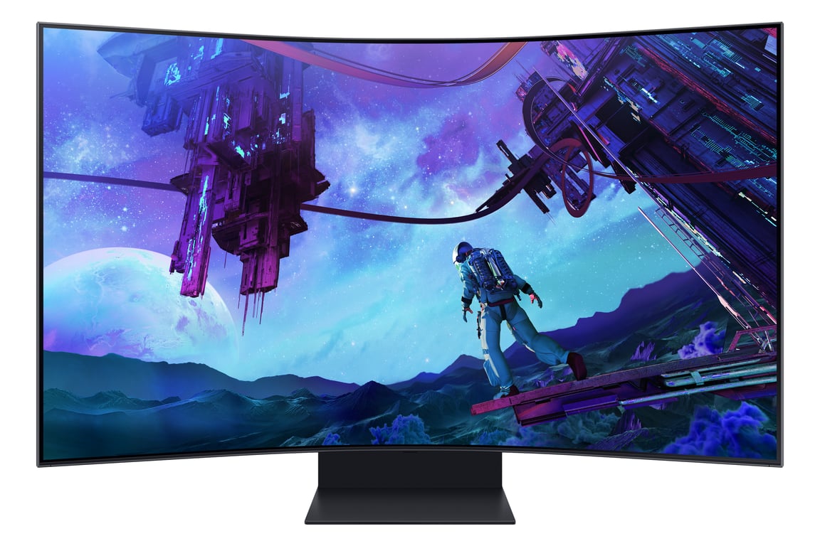 Samsung LS55CG970NUXEN Odyssey Ark 2ª Gen. Monitor Gaming Curvo 55'' UHD 4K 165Hz 1ms HDR10+ Quantum Mini LED colore Nero