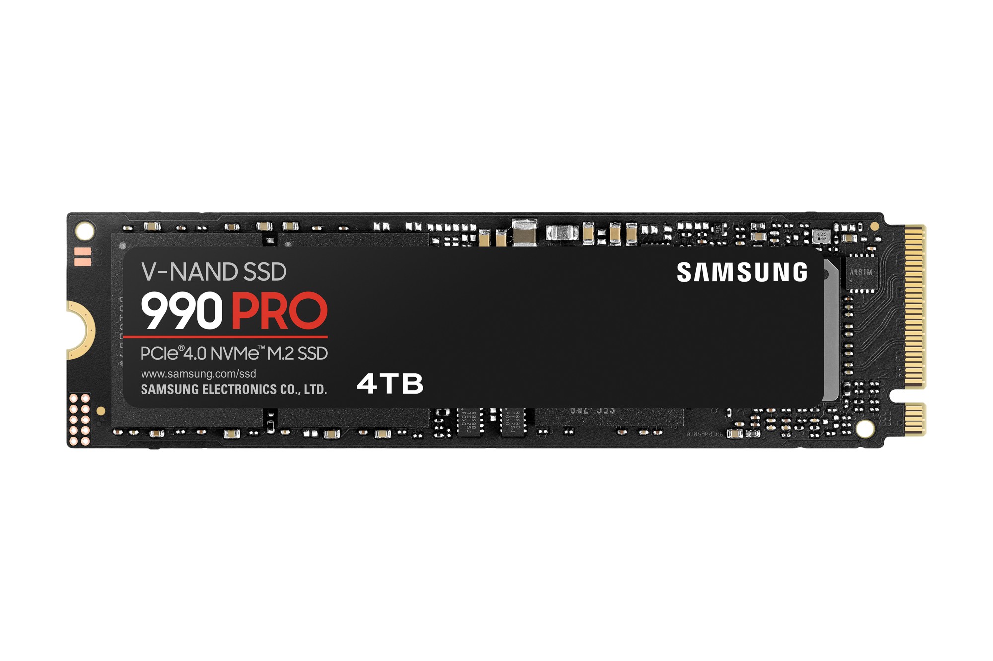 Samsung MZ-V9P4T0BW 990 PRO SSD Interno NVMe M.2 4TB PCIe 4.0 x4 Lettura 7450 MB-s Scrittura 6900 MB-s