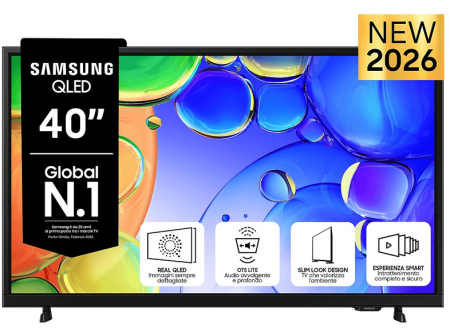 samsung-qe40q5faauxzt-tv-qled-smart-tv-40-full-hd-proc SAMSUNG QE40Q5FAAUXZT TV QLED, SMART TV, 40 ", Full-HD, Processore Hyper Real, Classe F