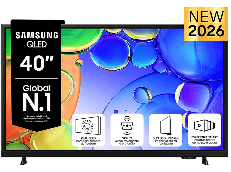 samsung-qe40q5faauxzt-tv-qled-smart-tv-40-full-hd-proc SAMSUNG QE40Q5FAAUXZT TV QLED, SMART TV, 40 ", Full-HD, Processore Hyper Real, Classe F