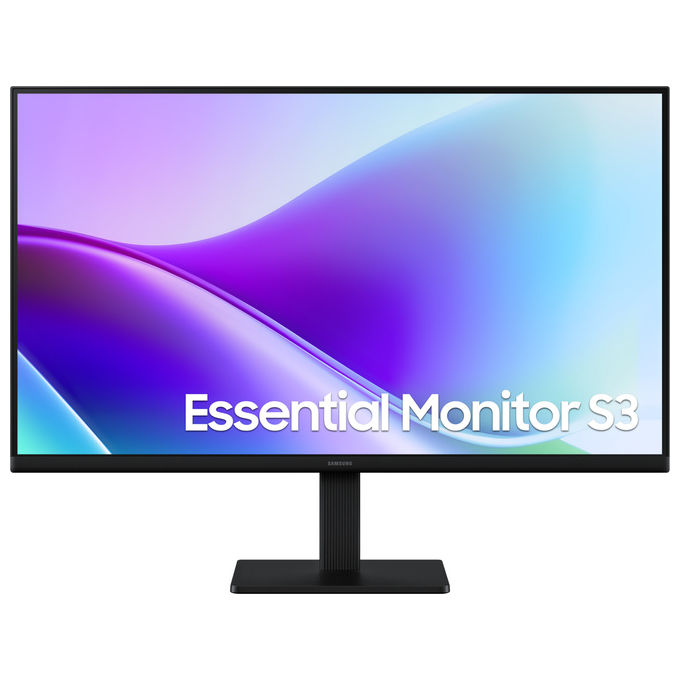 Samsung S27F320 Essential S3 Monitor PC 27'' IPS FHD 120Hz con Modalita' Eye Saver colore Nero