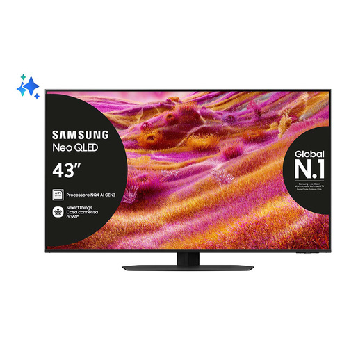 Samsung Smart TV 43” QE43QN90FATXZT Neo QLED 4K Mini LED - 0,5 W