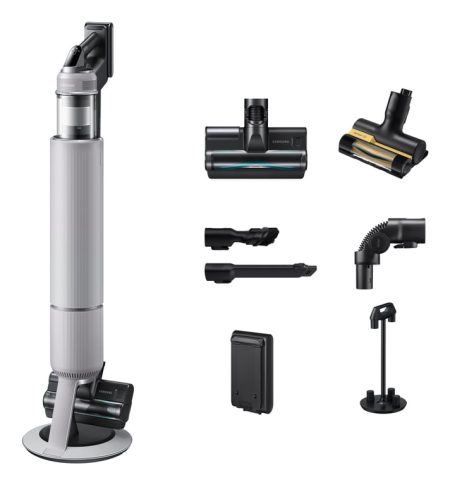 samsung-vs80f28dlp-bespoke-jet-ai-lite-pet-aspirapolvere-sen Samsung VS80F28DLP Bespoke Jet AI Lite Pet Aspirapolvere Senza Filo 280W HEPA 0.5L autonomia 60 min 87dB colore Grigio