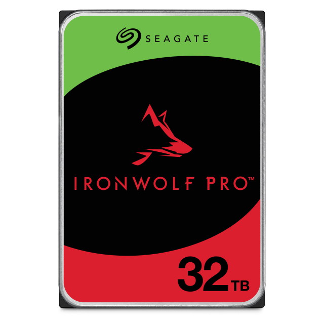 Seagate ST32000NT000 IronWolf Pro Disco rigido interno 32 TB 7200 rpm 3.5'' SATA III 512 MB cache colore Nero