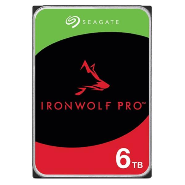 Seagate ST6000NT001 IronWolf Pro Disco Duro Interno NAS 6TB SATA III 7200 rpm 256MB Cache colore Nero
