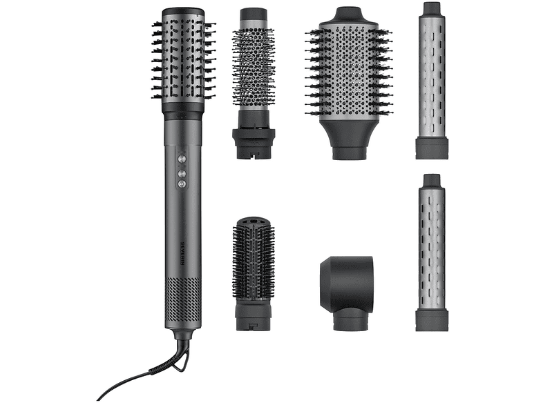 Severin WL0683 Kit Styling Capelli 1500W Antracite Argento Tecnologia Ioni