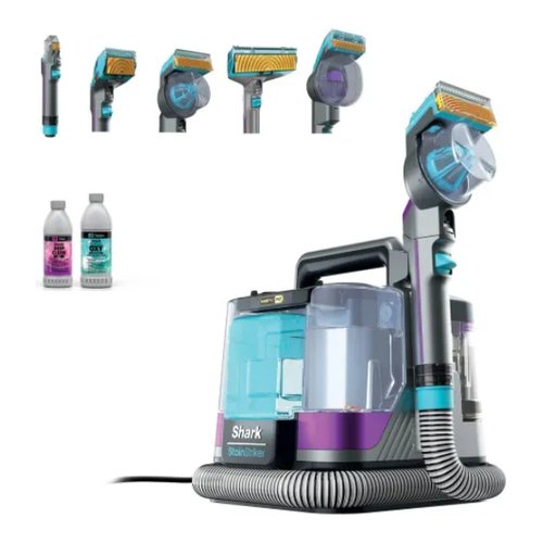 Shark PX250EUT StainStriker HairPro Pet Smacchiatore Portatile 450W 1,2 L 87 dB colore Nero Blu Giallo