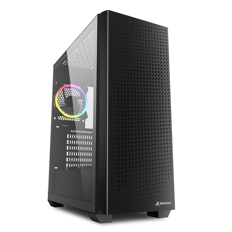 Sharkoon Case Atx VS9 Rgb Black VS9 BLACK