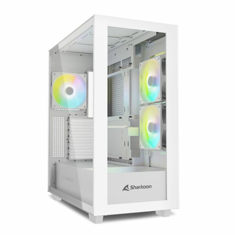 Sharkoon Case Rebel C60 Rgb White C60 W RGB