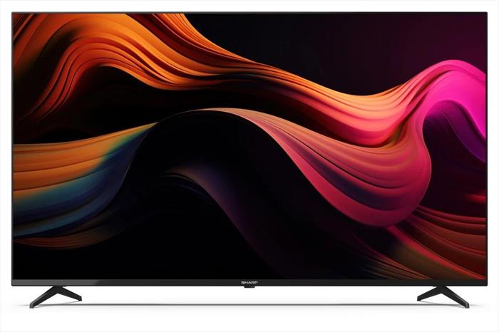 Sharp 55GL4060E Televisore Smart TV LED 55'' UHD 4K Google TV con Dolby Vision Dolby Atmos 4 HDMI 2 USB colore Nero