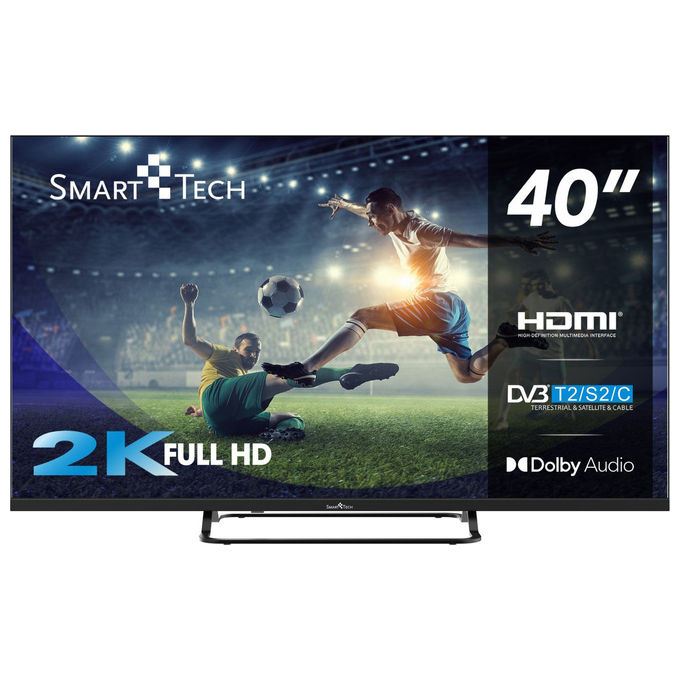 Smart-Tech 40FN01V3 TV 101,6 cm (40") Full HD Grigio 250 cd/m²