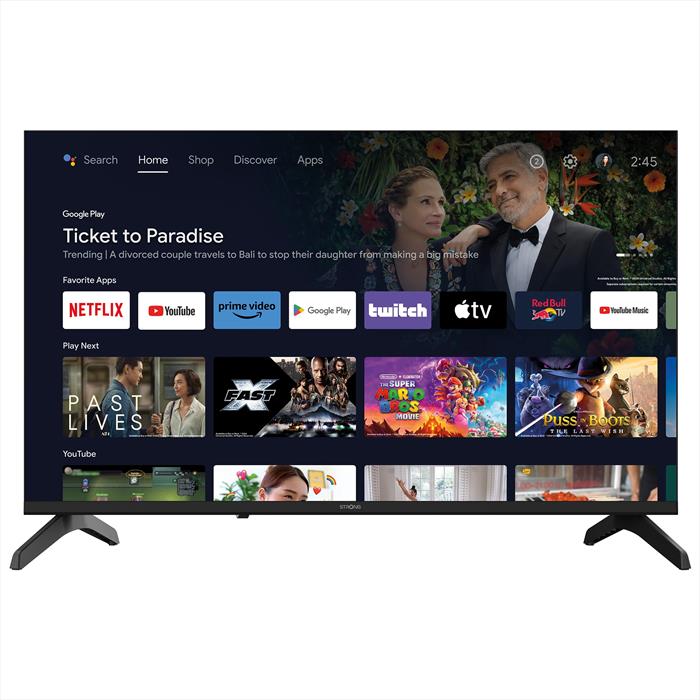 Strong 9120137872118 Tv Led 32 pollici Hd Android Tv Nero