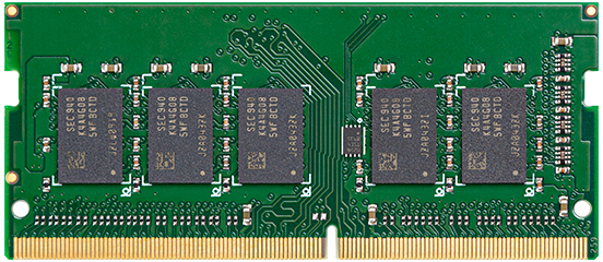 Synology D4ES01-4G Memoria RAM DDR4 4 GB SO-DIMM ECC Unbuffered Data Integrity Check per NAS Serie 21
